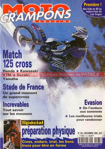 Moto crampons 165 honda 125 - crampons, cr
