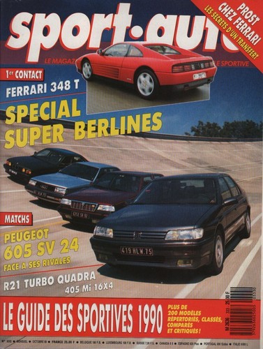 Sport auto 333 1989 - auto, ferrari
