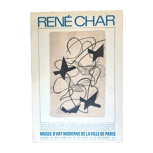 René char affiche musée - musée, art