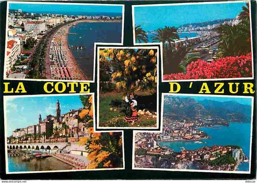 Carte postale alpes - carte,