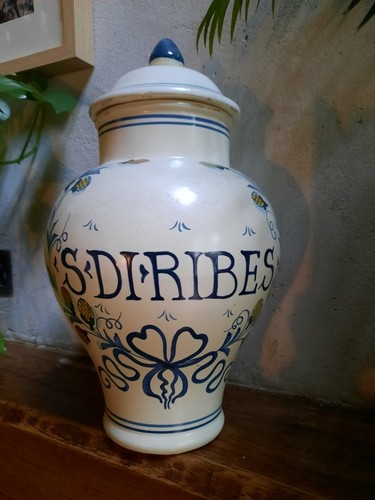 Pot pharmacie faience s - pharmacie, en