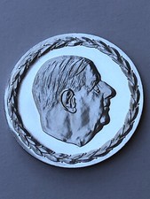Superbe MEDAILLE Charles de GAULLE 1870-1970 en ARGENT en TBE comme neuve