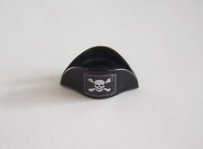 PLAYMOBIL (03248) Chapeau Adulte Bicorne Noir Tête Mort Capitaine 3050 3051 3542