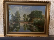 Tableau Huile Sur Toile - Vue