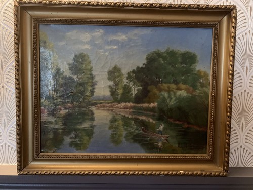 Tableau huile sur - huile,