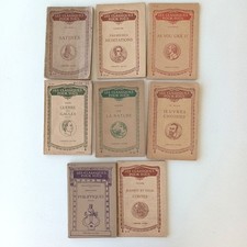 Lot de 8 fascicules classiques