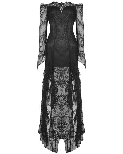 Robe maxi sirène gothique - maxi,