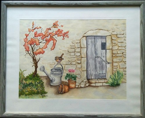 Tableau peinture aquarelle sur - tableau,