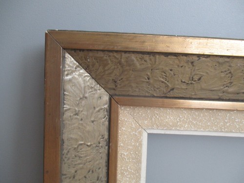 Grand cadre ancien bois - , en