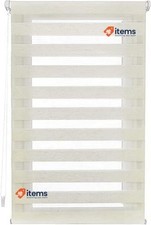 Blindecor Indus Sans Outils Double Store De Rouleau Lin 55 X 150 Cm Jour Nuit