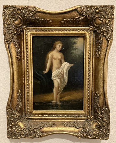 Tableau peinture huile sur - peinture,
