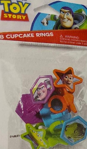 Toy story rings cup - rings, cake