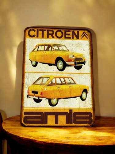 Plaque métal vintage citroën - plaque,