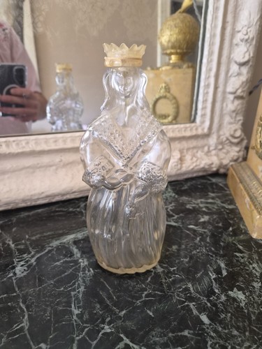 Bouteille cristal signée - cristal,