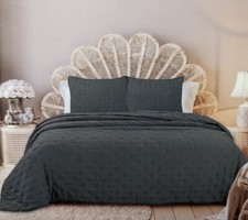 Dessus de lit 240x260 Cendre