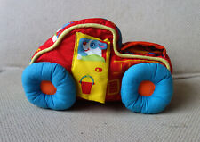 vintage superbe doudou éveil jouet playskool voiture pompier