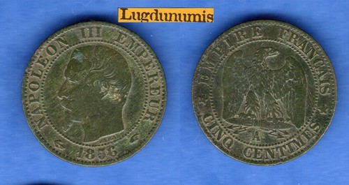 Centimes napoléon iii 1856 - centimes,