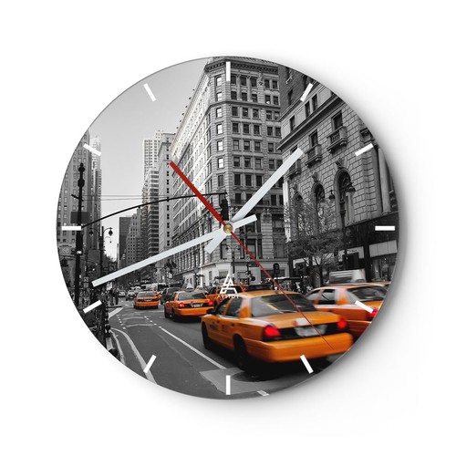 Horloge murale verre - murale, en