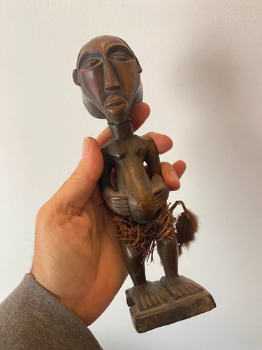 Statuette art africain luba - statuette,