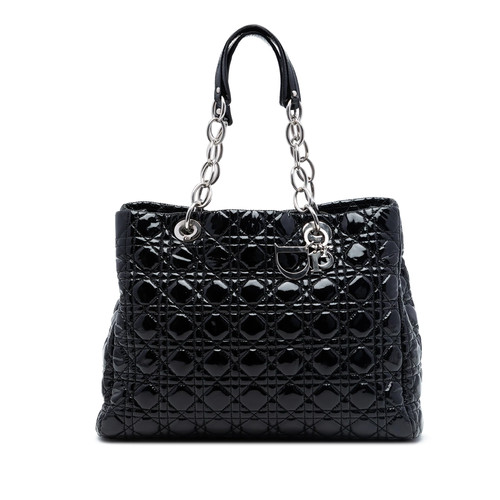 Dior large cuir verni cannage - large,