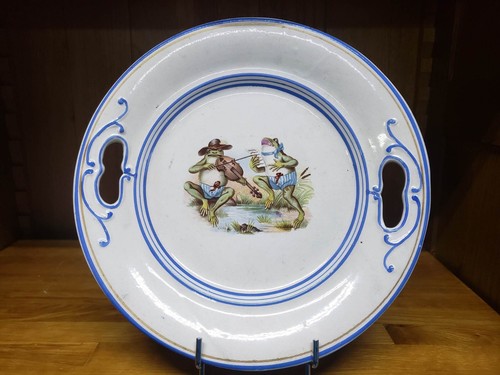 Ancienne assiette humoristique