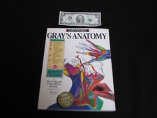 1991 Gray’s Anatomy TV Factual Coloring Book 128-pages Unused VF Henry Gray