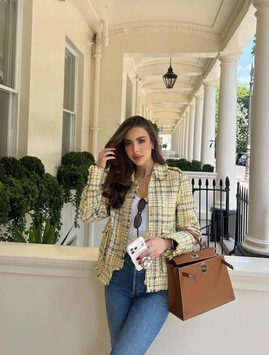 Zara veste blazer tweed - blazer,