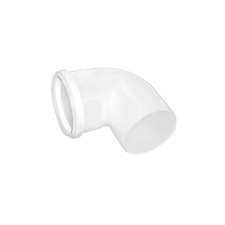 Isotip Joncoux 802508 - Raccord concentrique Coude 87° SP PP Ø80 - Apollo PP