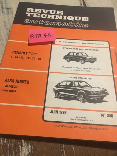 Revue technique automobile - technique,