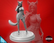 Séduisant Chats Fille