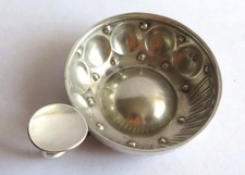 Tastevin Argent Massif Minerve 1er Titre Appui-pouce début 20 éme 54 grammes