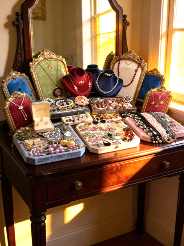 Rhinestone vintage jewelry - rhinestone,