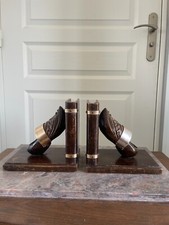 Paire serre livre bois sabot