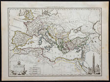 1812 - Empire romain - Carte géographique ancienne - Lapie Malte-Brun