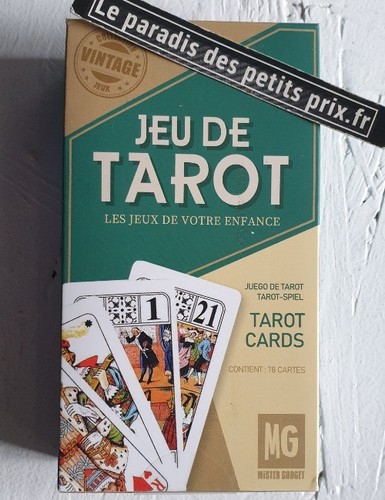 Jeu cartes tarot - cartes, de