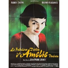 AMELIE POULAIN Affiche de film  - 120x160 cm. - 2001 - Audrey Tautou, Jean-Pierr
