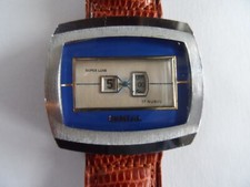 Montre SUPER LUXE DIGITAL , Jump Hour, mécanique.