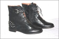CREEKS  Bottines Boots Cuir Clouté Noir T 36 TTBE