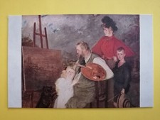CPA Illustration MUSÉE LUXEMBOURG La FAMILLE du PEINTRE Frits THAULOW Norvégien