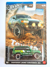 MINIATURE HOT WHEELS 1/64 TOYOTA LAND CRUISER 80 HW TOYOTA SILVER SERIES
