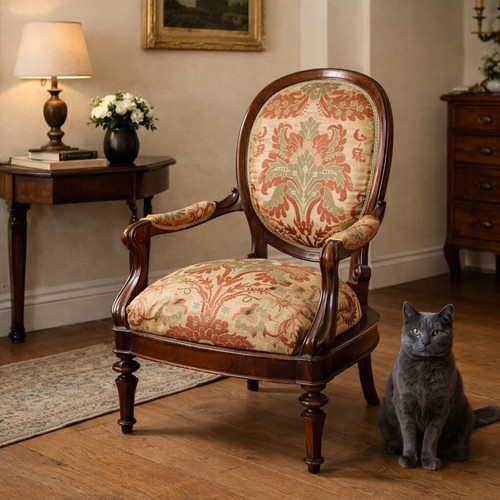 Fauteuil louis philippe ancien - fauteuil,