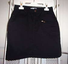 Jupe en jean noire "Collection