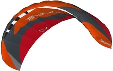 HQ Traction Powerkite V4.0 Beamer 380x126cm Cerf-Volant Poignées Sac à Dos R2F