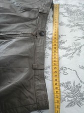 Jolie jupe mi-longue CUIR