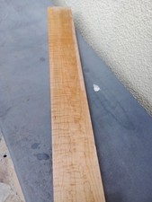 American Hard Maple Manche guitare Bois érable ondé Américain  865x100x30m
