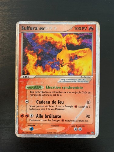 Carte pokémon sulfura - sulfura, ex