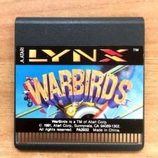 WARBIRDS - CARTOUCHE SEULE 100% ORIGINALE ATARI LYNX PAL EURO - Cartridge Only