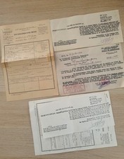 Documents militaires 2 ème classe 15 ème régiment tirailleurs Sénégalais 1954