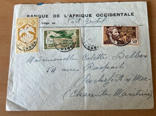 Lettre aof afrique occidentale - lettre,
