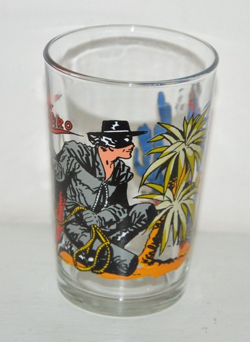Ancien verre moutarde zorro - moutarde,
